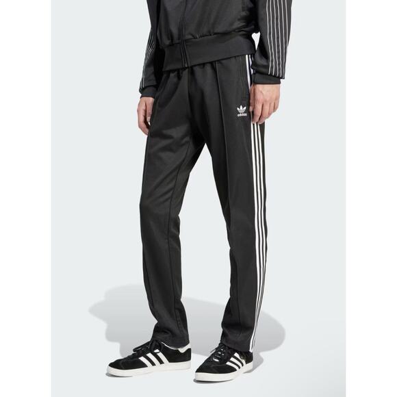Size M Adidas Track Pants Originals Men's Classic Black 3-S Beckenbauer II5764